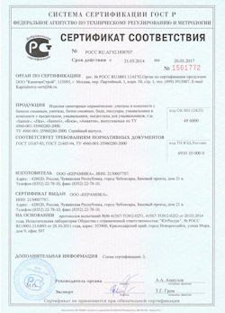 15.02.2025 Лесной - Изделия санитарные керамические